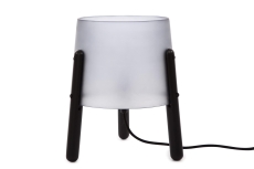 Bordlampe Chub One, opal sort